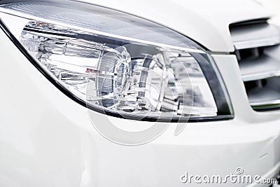 Car headlamp Stock Photo