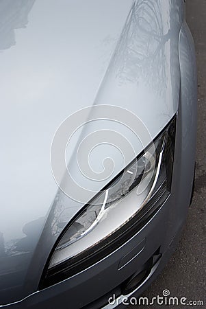 Car headlight Stock Photo