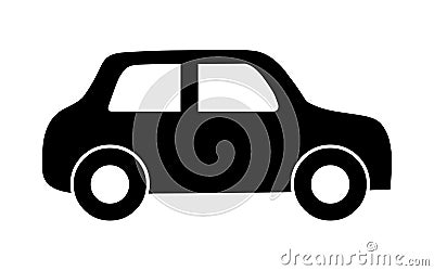 Car icon.Car logo black silhouette Vector Illustration