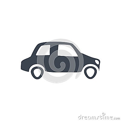 Car icon. City transport sign Vector Illustration