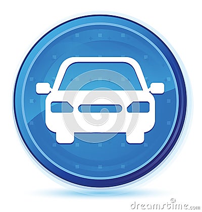 Car icon midnight blue prime round button Vector Illustration