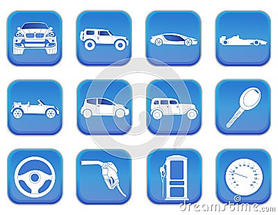 Car icons 2 Vector Illustration