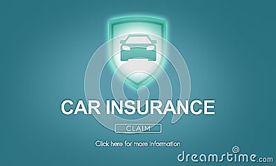 Car Insurance Accident Property Protection Concept Stock Photo