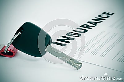 Car insurance Stock Photo