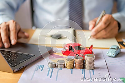 car insurance and financing Stock Photo