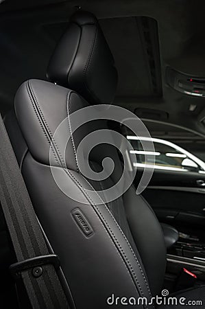 Car interior detail. Stock Photo