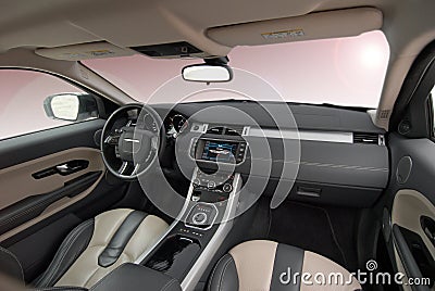 Car interior Stock Photo