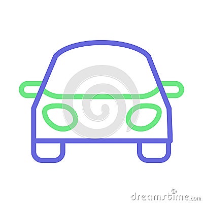 Car Isolated Vector icon which can easily modify or edit Vector Illustration