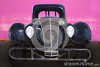 1948 car jalopy racer Stock Photo