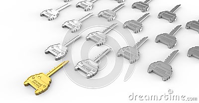 car key sign as concept Stock Photo