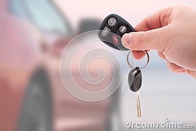 Car Keys and Remote Stock Photo