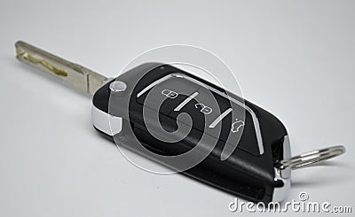 car keys, remotely locking and unlocking a car's doors. Stock Photo