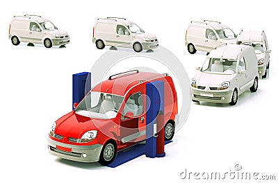 Car Lift Stock Photos - Image: 24428413