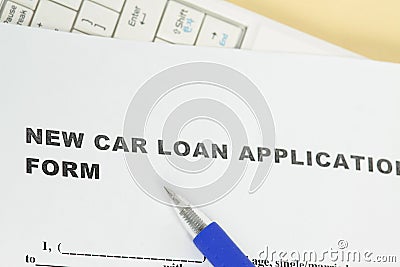 Car loan Stock Photo