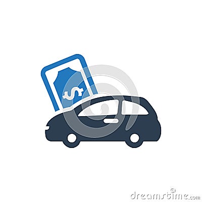 Car Loan Icon Vector Illustration