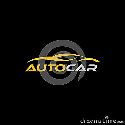 Car logo, abstract car design concept, automotive car logo design template Vector Illustration