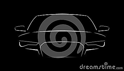 Car Logo Abstract Lines Vector. Vector illustration Vector Illustration