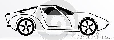 Car Logo Abstract Lines Vector. Vector illustration Vector Illustration