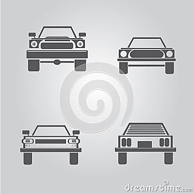 Car logo set. vector car icons collection Vector Illustration