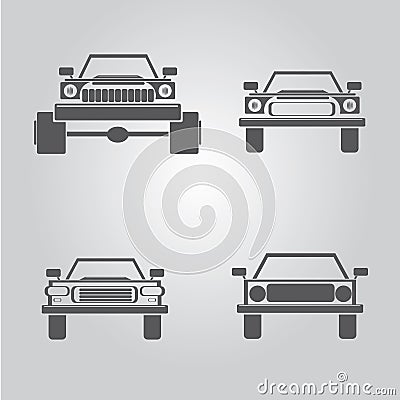 Car logo set. vector car icons collection Vector Illustration