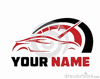 Car Logo Vector Illustration white backgraund Vector Illustration