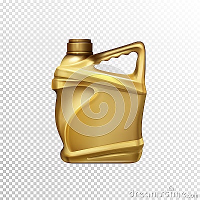 Car lubricant bottle 3d realistic vector template Vector Illustration