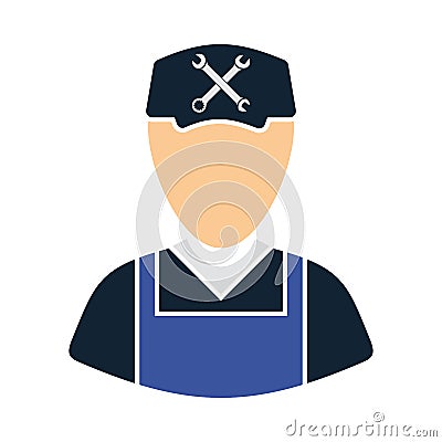 Car Mechanic Icon Vector Illustration