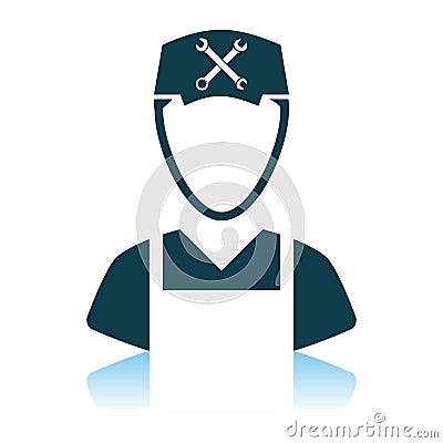 Car Mechanic Icon Vector Illustration