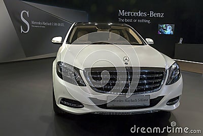 Car Mercedes-Maybach S-Klasa-1 Editorial Stock Photo