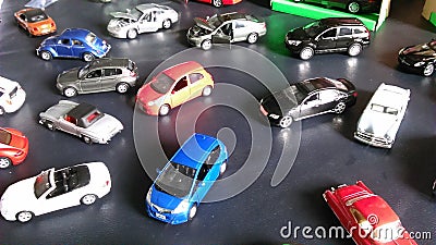 Car miniatures Stock Photo