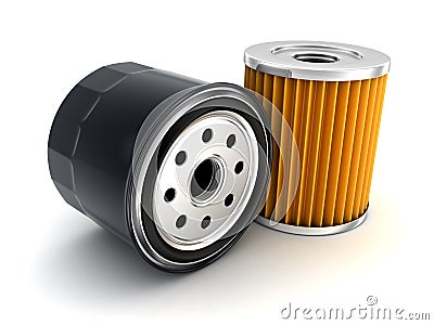 Car Oil filter Stock Photo