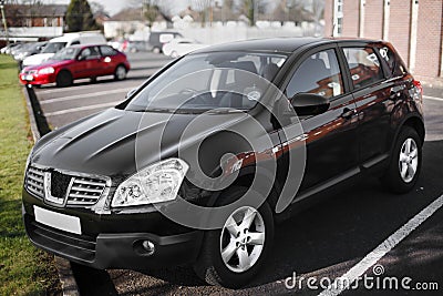 Car parked Stock Photo