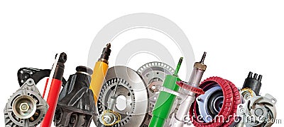 Car parts Stock Photo