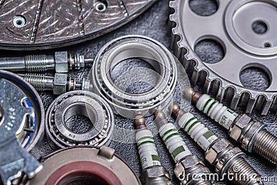 Car parts Stock Photo