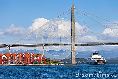 Car passenger ferry Stock Photo