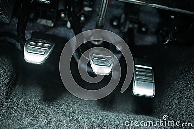 Car Pedals Stock Photo