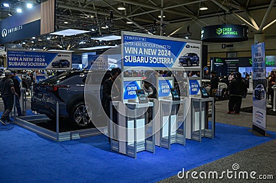 Car presented at Canadian International AutoShow 2024 Editorial Stock Photo