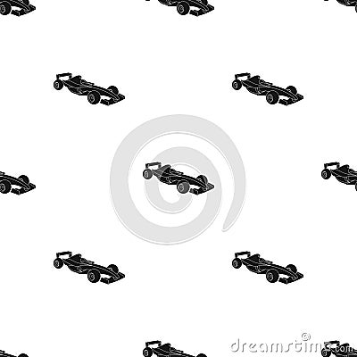 Car racing.Extreme sport single icon in black style vector symbol stock illustration web. Vector Illustration