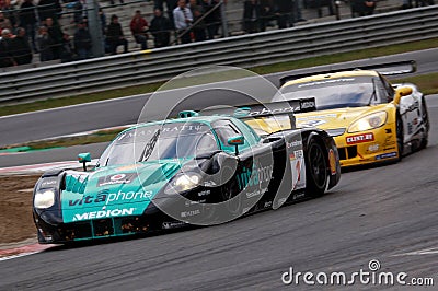 Car Racing(Maserati MC12,FIA GT) Editorial Stock Photo