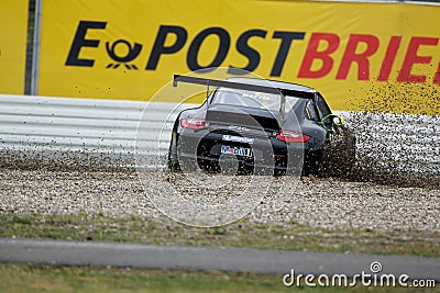 Car Racing,Porsche 911GT3 Cup Editorial Stock Photo