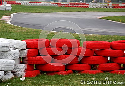 Car racing track Stock Photo