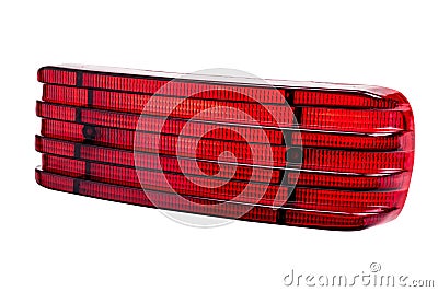 car rear headlight isolated on white Stock Photo