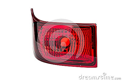 car rear headlight isolated on white Stock Photo