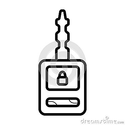 Car remote key symbol Stock Photo