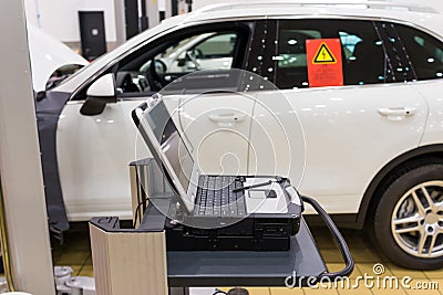 Car Repair Shop Stock Photo