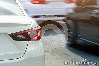 Car on the road. Stock Photo