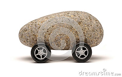 Car Rock Innovation Technology Stock Photo