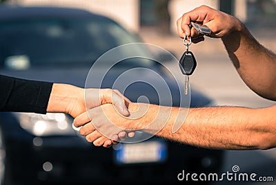 Car sales Stock Photo