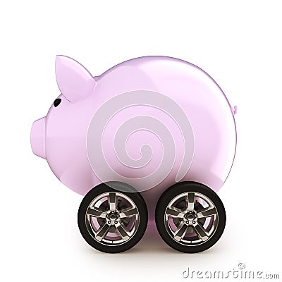 Car savings Stock Photo