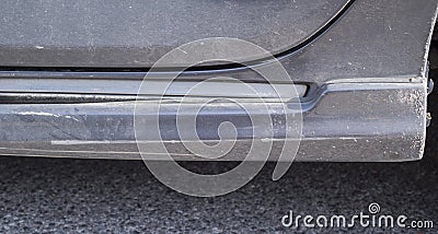 Car scratch Stock Photo